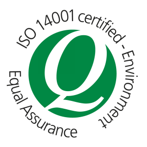 Equal Assurance – Q-Mark Descriptor - ISO 14001 - Colour Scheme Large (Issue 1)